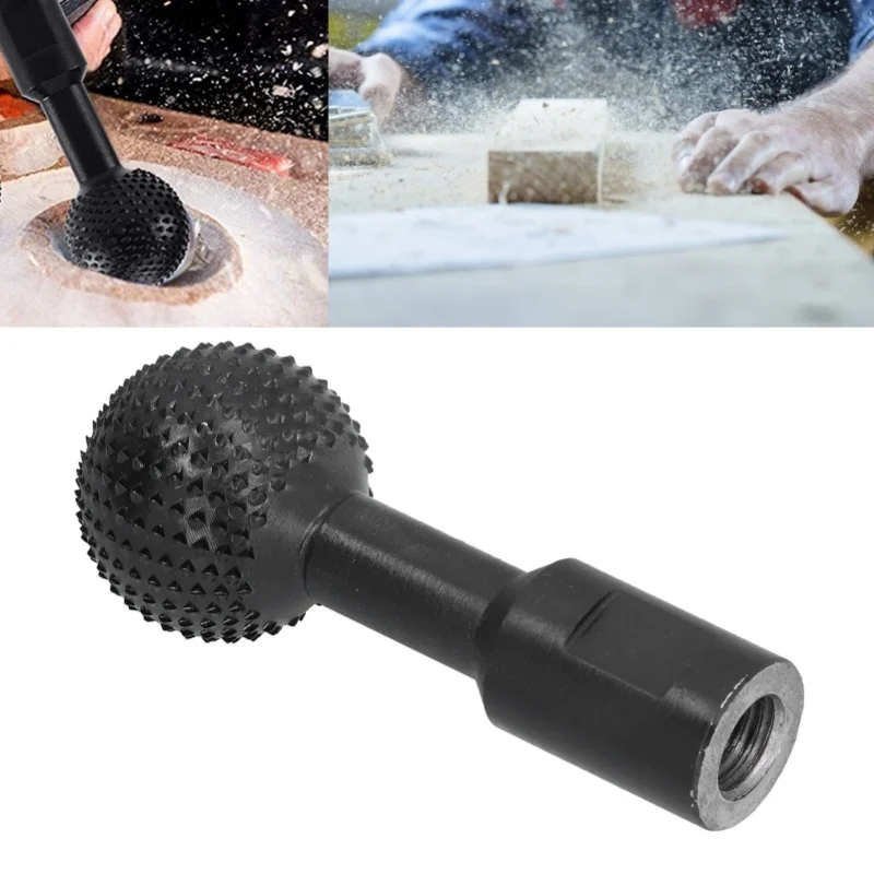 

Шаровая вращающаяся фреза из углеродистой стали, деревообрабатывающая насадка для полировки, гравировки 5/8-11 дюймов