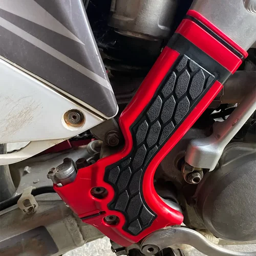 Imagen 2 del producto Accesorios de motocicleta, cubierta protectora de marco lateral, Protector de carenado para Honda CRF250R CRF450R CRF 250 450 R CRF 250R 450R