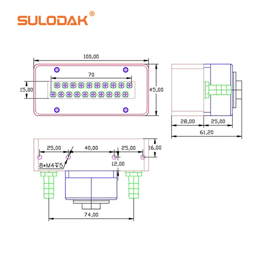 200W esposizione lampada a LED 7015 luce a LED per PET PP pellicola in PVC stampa flexplate inchiostro UV polimerizzazione lunghezza d'onda 395nm 365nm stampante a LED UV