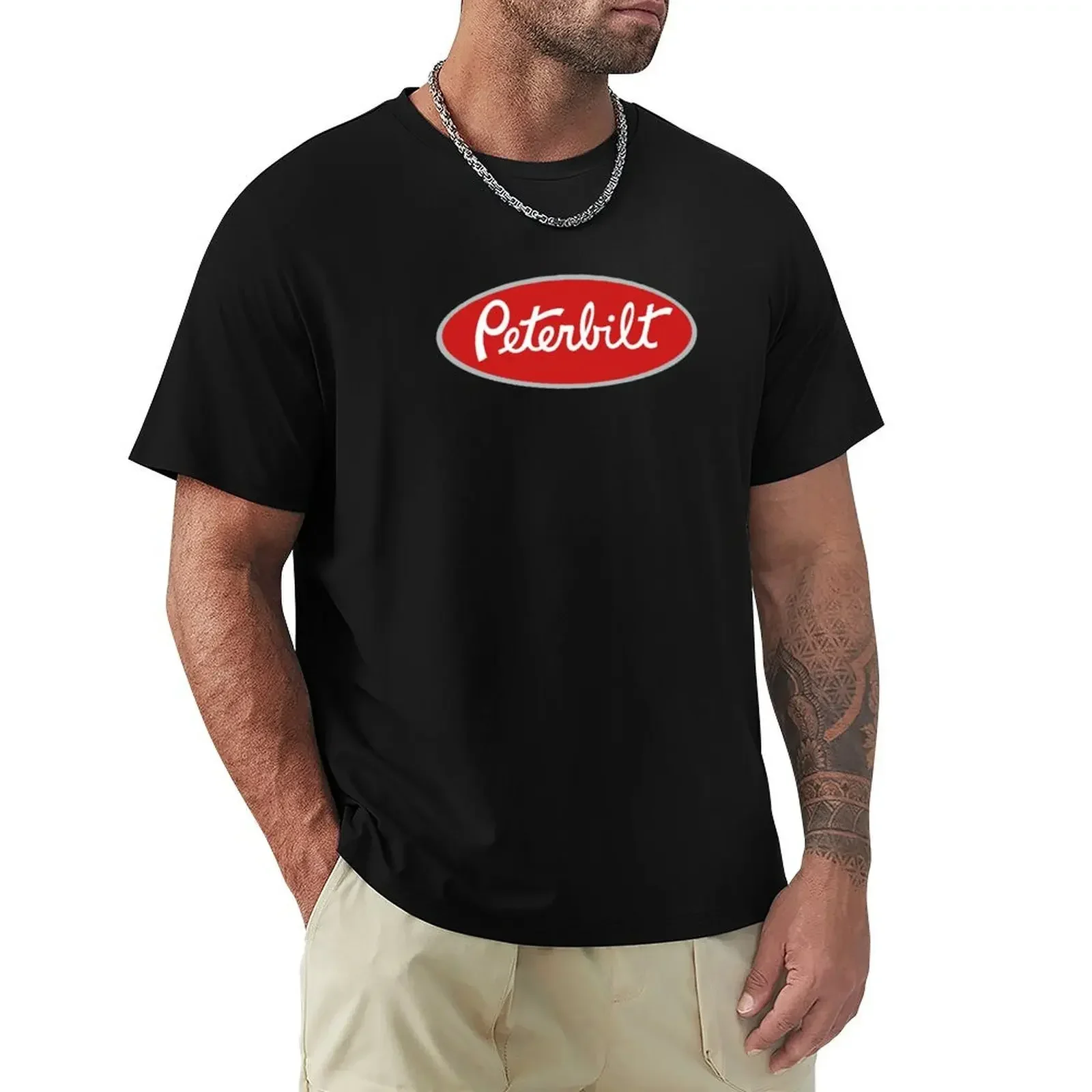 Peterbilt T-shirt Blouse vintage mens graphic t-shirts funny