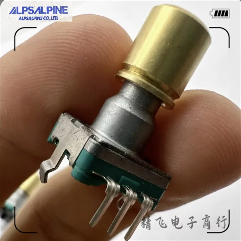 1 PCS Japanese ALPS EC11 car audio encoder without stepping light touch 15MM with press switch encoder