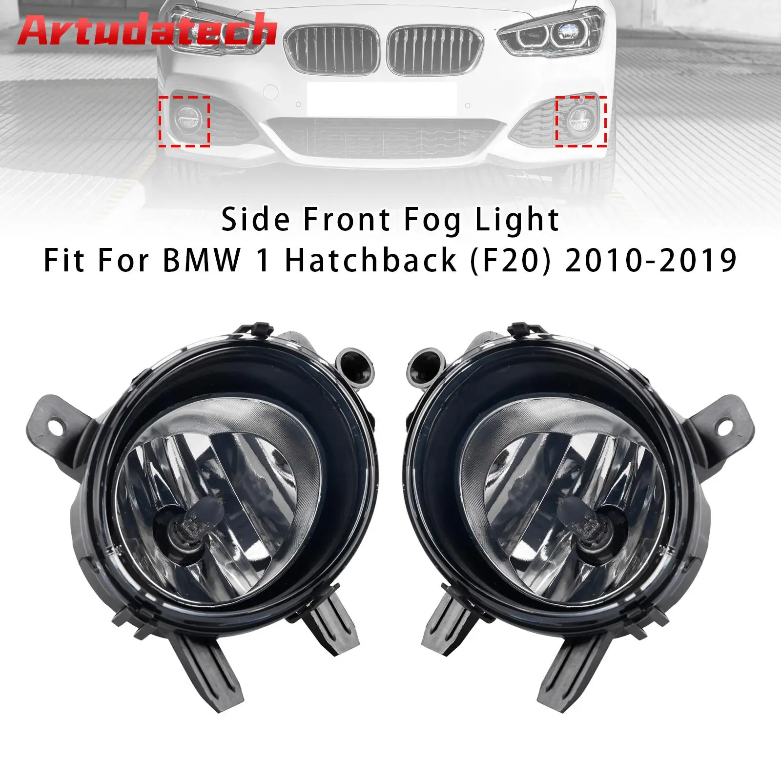 

Передняя противотуманная фара Artudatech с лампочками для BMW F20 F21 F30 F31 F80 2011-2019, автомобильные аксессуары