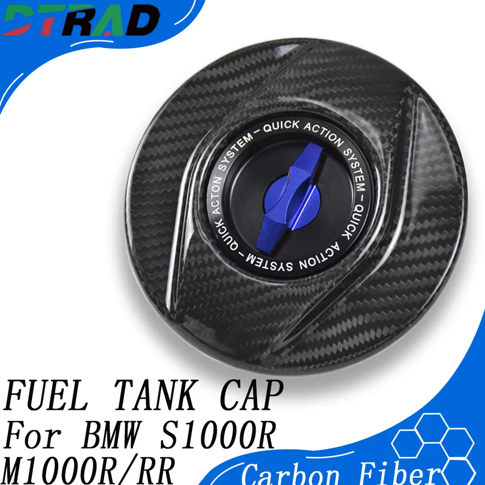 

DTRAD Carbon Fiber Quick Release Petrol Tank Cap For BMW S1000R S1000RR M1000RR M1000R 2025 2026 Fuel Filler Cover Accessories