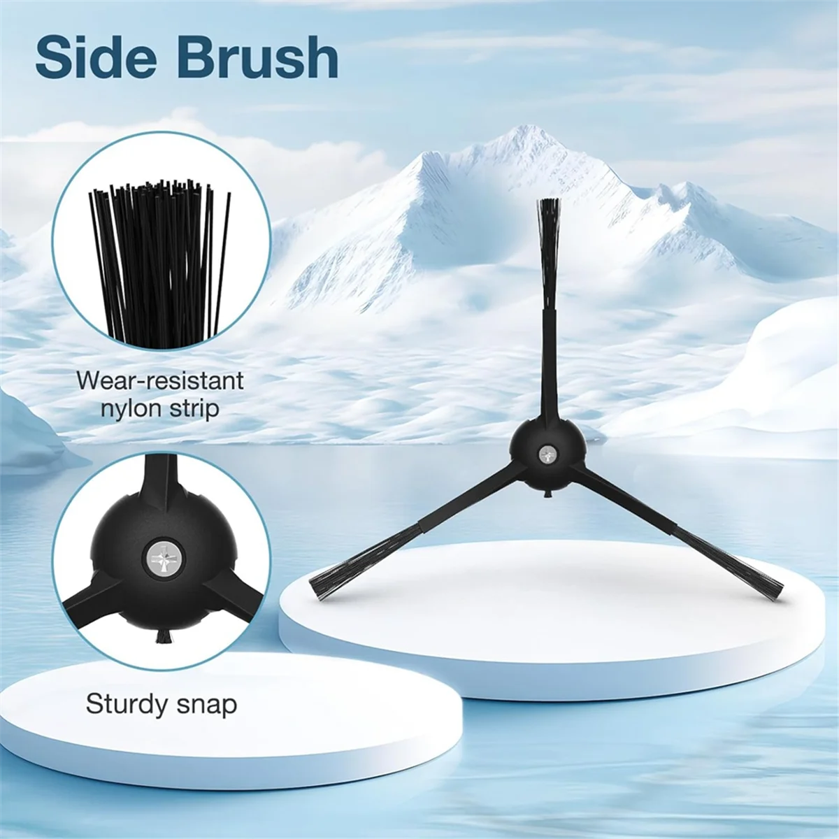 للمكنسة الكهربائية الروبوتية Eufy X8 Pro، ملحقات X8 Pro، فرشاة جانبية رئيسية، فلتر Hepa، أكياس غبار من القماش