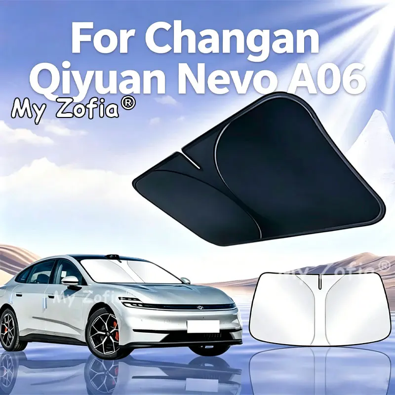 Für Changan Qiyuan Nevo A06 2026 Windschutzscheiben-Sonnenschutz UV-Schutz Wärmeisolierung Frontscheiben-Abdeckung Faltbares Zubehör