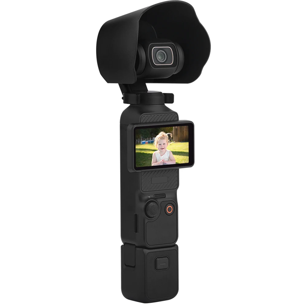 

Lens Sun Hood Light Blocking Lens Protective Cap Camera Accessories Lens Hood Cover Guard for Osmo Pocket 3