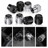 For Xpeng P7 P7i G3 G3i G6 G9 P5 X9 X2 N5 F30 H93 4Pcs Metal Car Wheel Tire Valve Caps Tyre Stem Cover Waterproof Car Accessorie