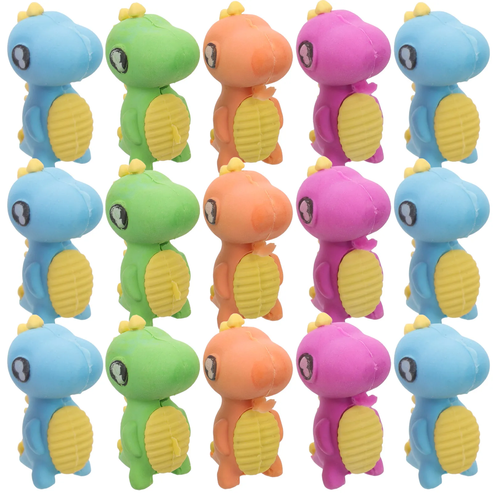 

15 Pcs Filler Animal Eraser Child Erasers for Kids Cute Stationary Tpr Detachable