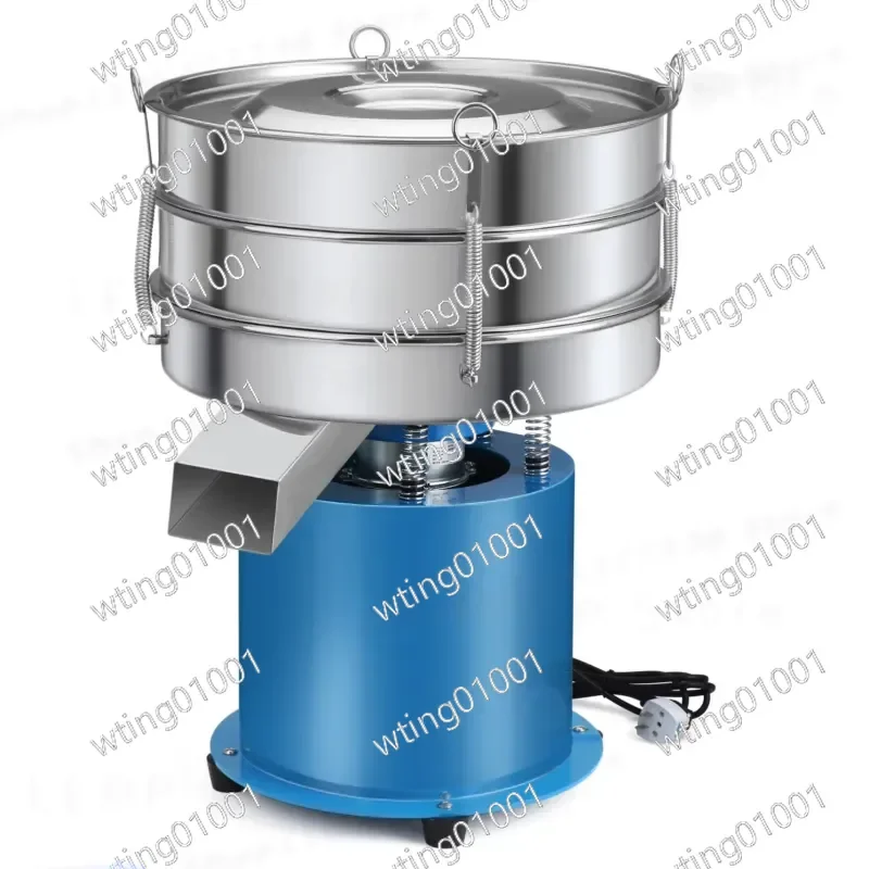 Electric Vibrating Sieve Powder Machine Flour Sifter Wood Powder Sieving Separator Screening Machine For Particle Filtration