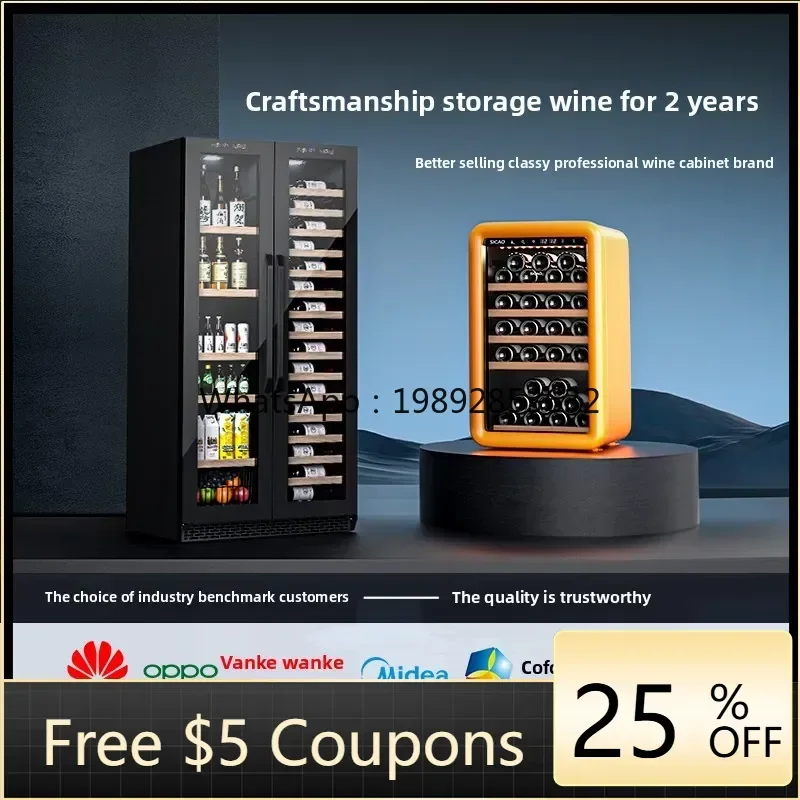 

Opposite Door Double Door Dry Aging Steak Cabinet Wine Cabinet