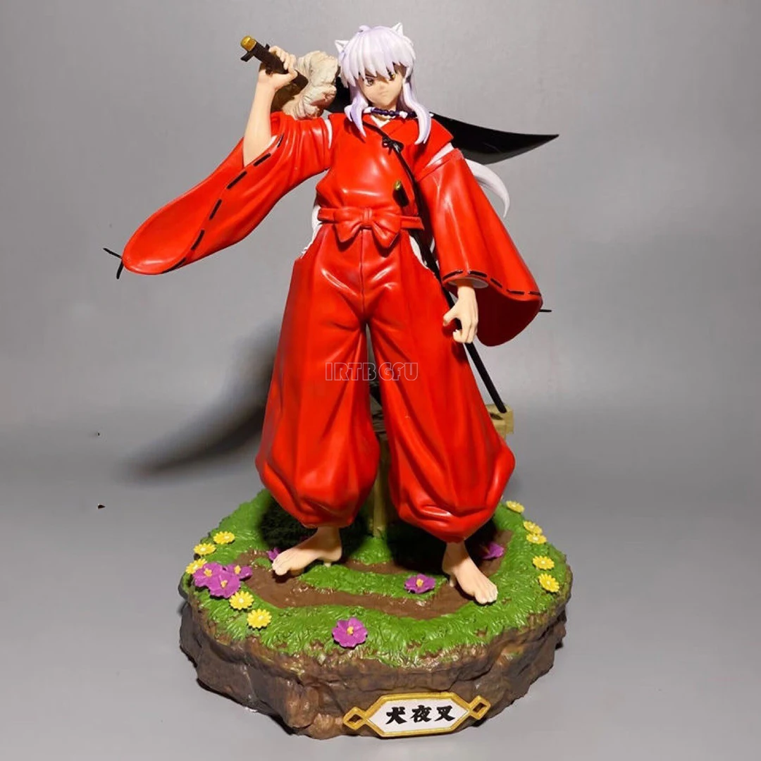 27cm InuYasha InuYasha 1/7 Complete Figure Japanese Anime PVC Action Figure Toy Game Collectible Model Doll