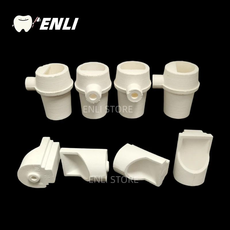 Dental Lab Technician Materials Vertical Cup Crucible For Casting Metal Alloy Casting Quartz Crucible Hooded