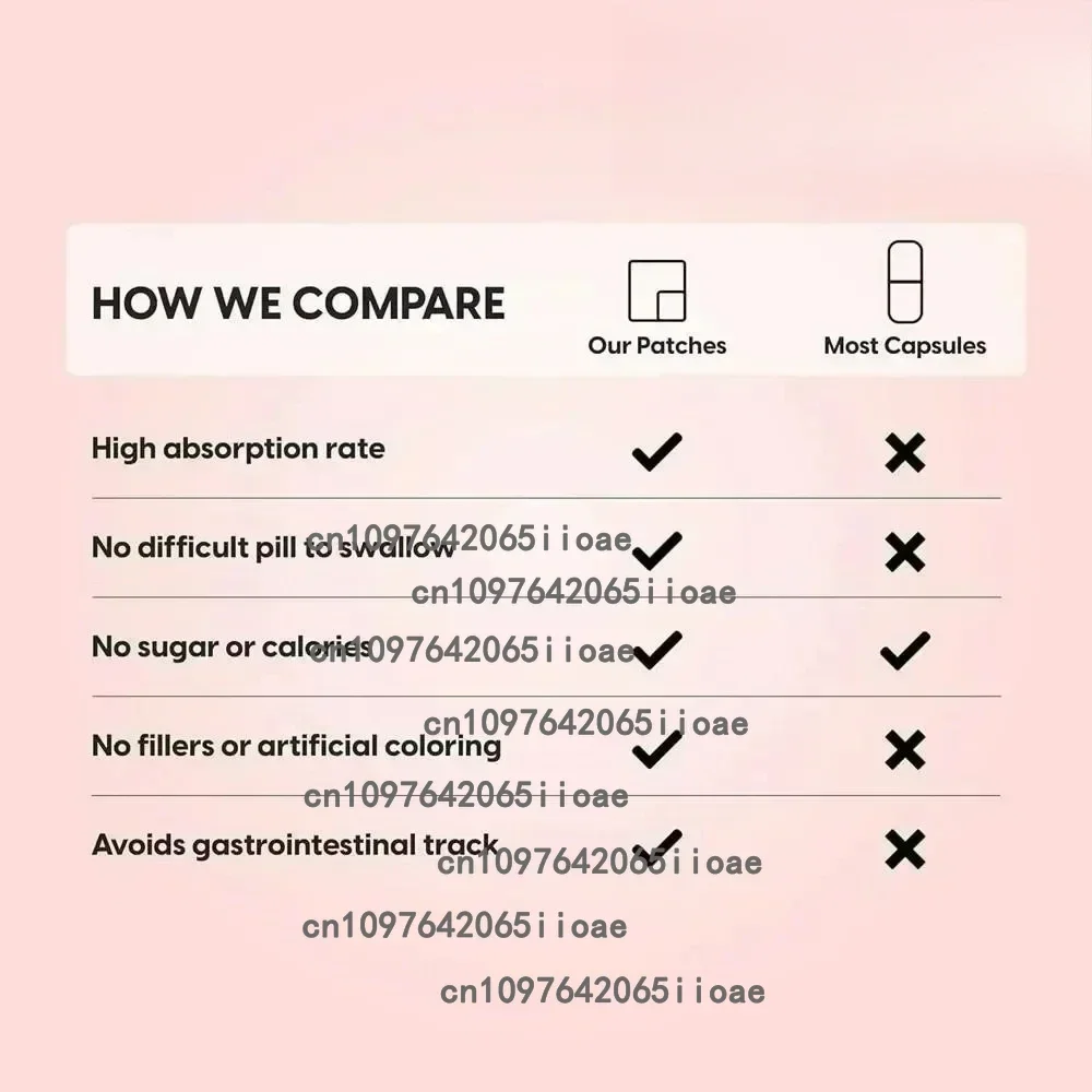 Saw Palmetto Transdermal Patch untuk Kesehatan Rambut & Dukungan Kesehatan Pria 30 Patch