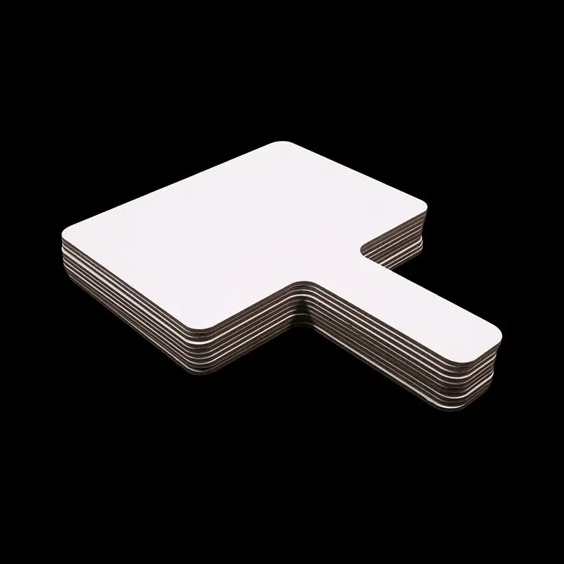 Dry Erase Answer Paddles Handheld Double Sided Paddles Mini White Boards Small White Board Dry Erase Signs Auction Pad 10Pcs