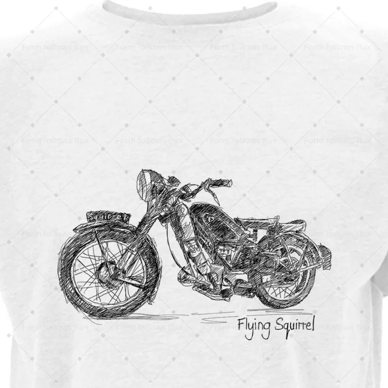 

2026 men T-Shirt Hoodie Scott Flying Squirrel Motorbikes Hand Drawn Comic style Unisex S-6XL Plus Size Friendly
