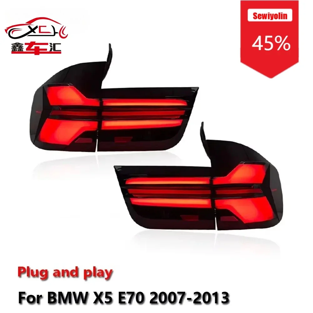 

Surprise price Car Accessories LED Tail Lights For BMW X5 E70 2007-2013 DRL Fog Rear Trailer lamps Turning Signal Voiture Plug