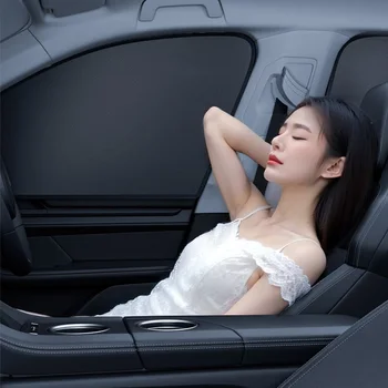 마그네틱 자동차 차양 창문 커튼, 자동 창문 햇빛 쉐이드, 사생활 보호, 자외선 차단, 자동차 인테리어 액세서리 