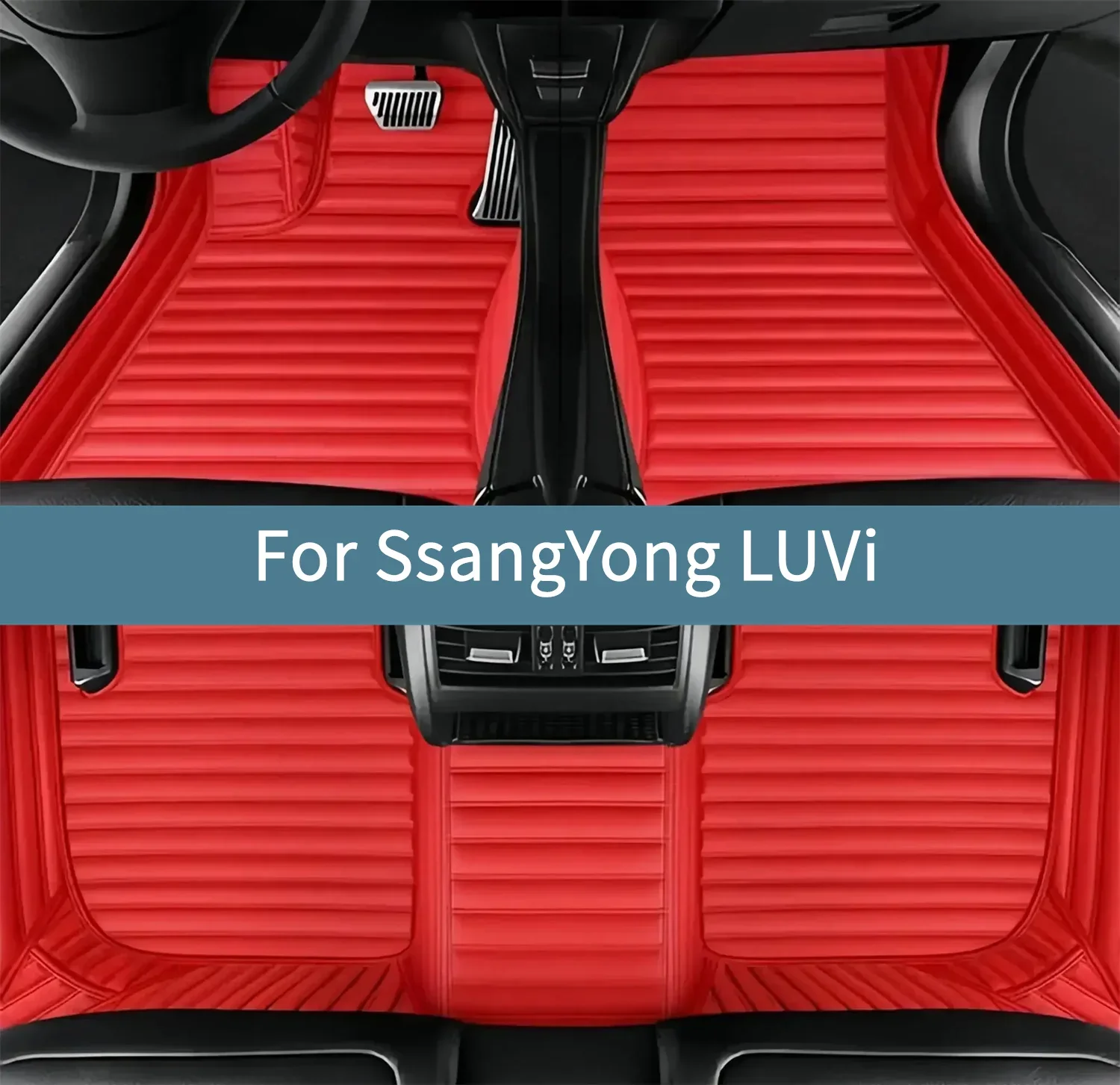 Full Set Car Floor Mats For SsangYong LUVi 2015 2016 2017 2018 2019 2020 2021 Floor Mats For Cars Interior Accessories