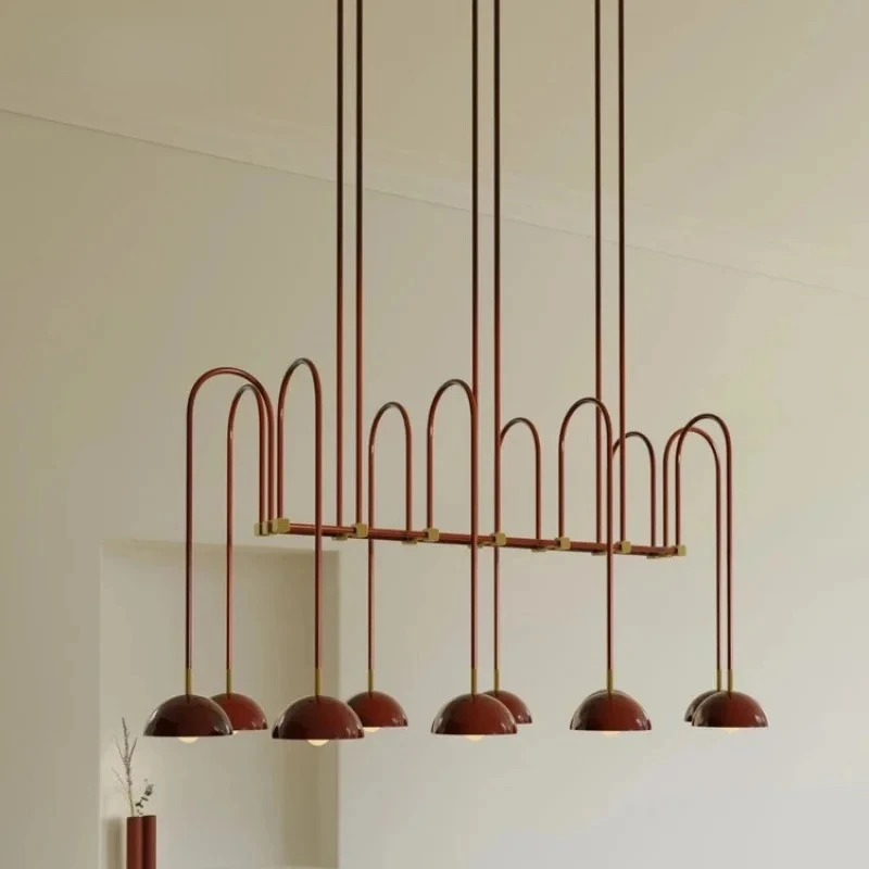 Modern Simplicity Luxury Stylish Led Pendant Lights Metal Hanging Lamps For Dining Room Hall Café Bar Home Decoration Art Design