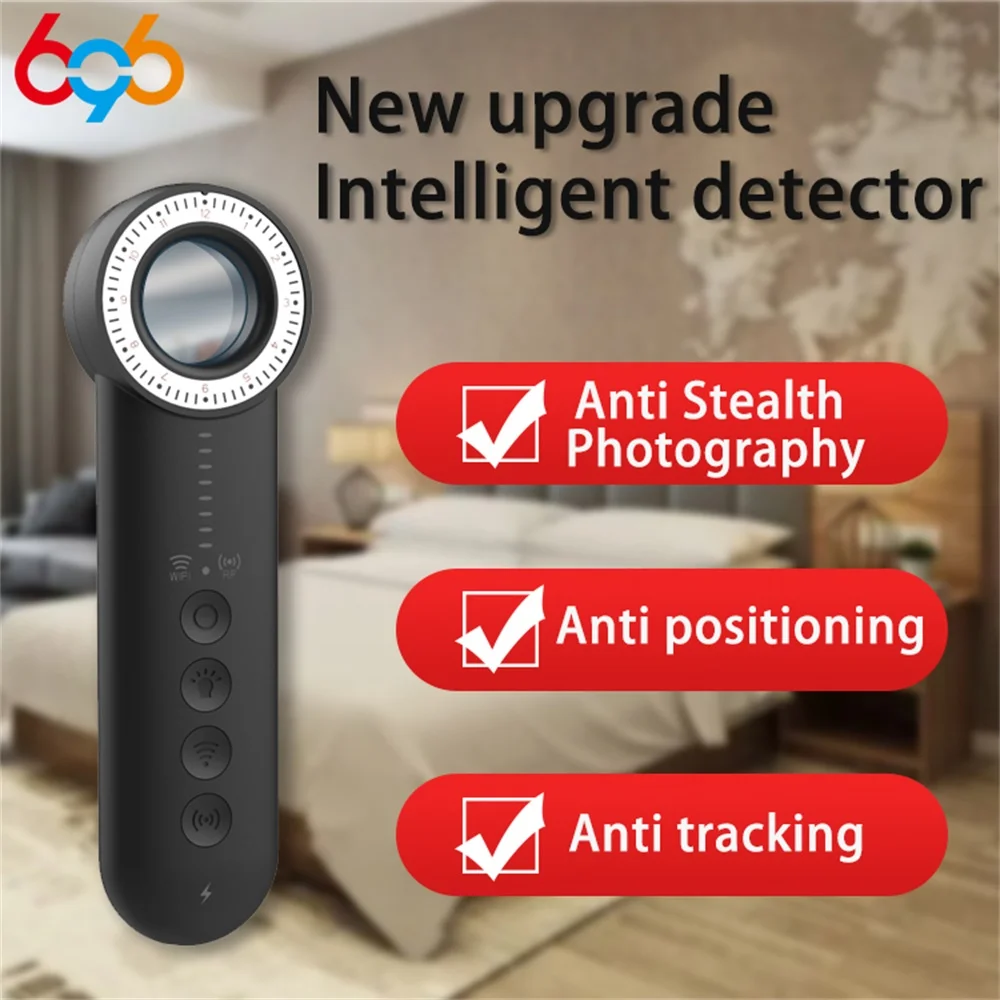 

Mini Red Light Detector Travel Anti-Peeping Anti Positioning Anti Eavesdropping Measures Wireless Detector Auto-Scan Detector