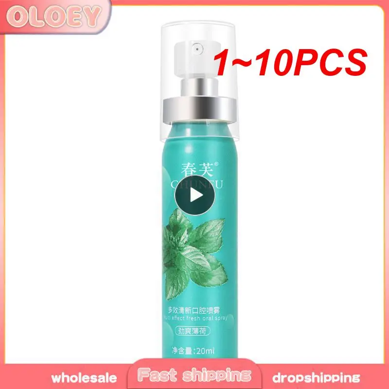 

1~10PCS 20ml Fruity Breath Peach Mint Breath Freshener Spray Halitosis Freshener Mouth Odor Spray Refreshing Care