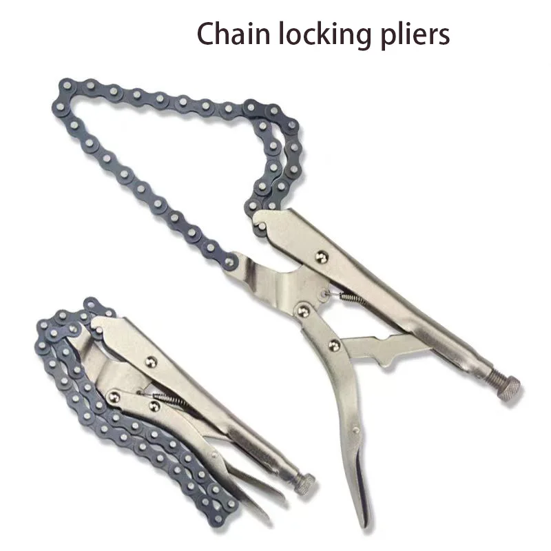 

Multifunction 10 inch Chain Vise Clamp Plier Locking Grip Wrench Car Exhaust Tube Cutting Tool Oil Filter Pipe