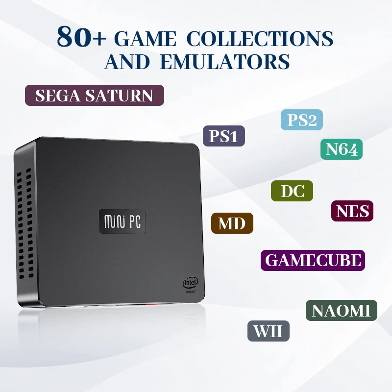 ريترو لعبة فيديو وحدة التحكم سوبر وحدة التحكم X PC لايت مع 120000 + الألعاب الكلاسيكية ل PS2/PS1/SS/N64 المزدوج شاشة إخراج ألعاب الكمبيوتر المصغرة