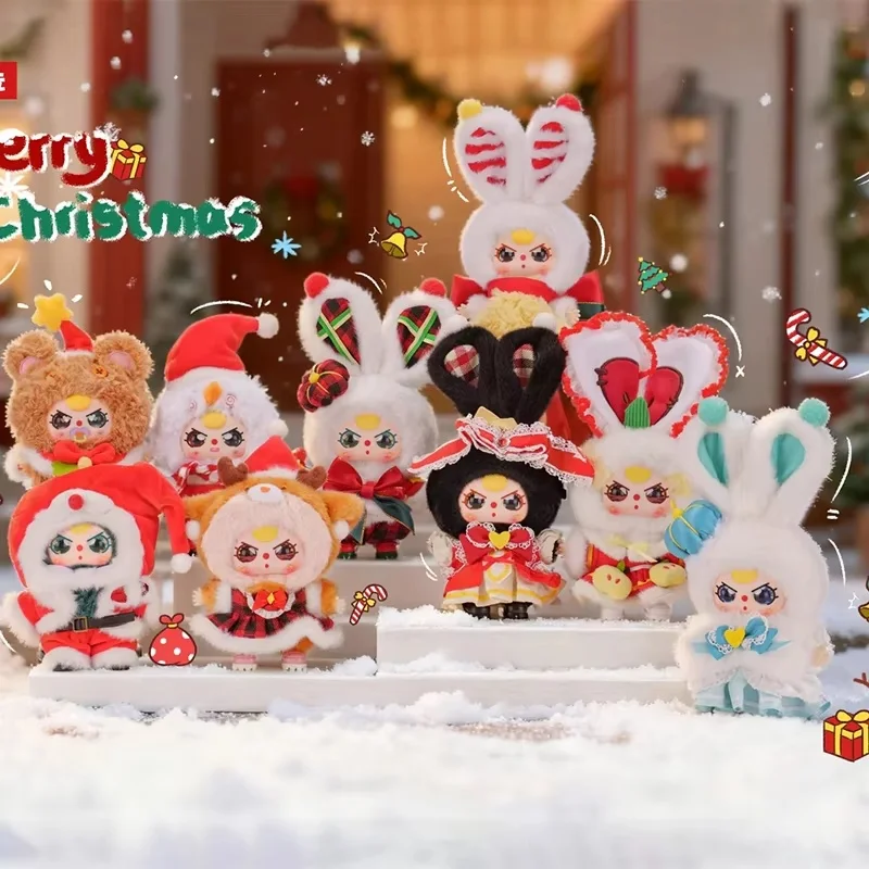 طفل جديد ثلاثة قلعة الهالوين سلسلة الفينيل صندوق أعمى قلادة لطيف دمية أرقام لعبة مفاجأة عيد ميلاد فتاة هدية حقيقية