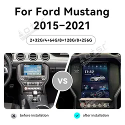 Car Multimedia Automotive Player For Ford Mustang 2015 2016 2017 2018~2021 Android Carplay GPS Navi Car Radio Stereo Head unit
