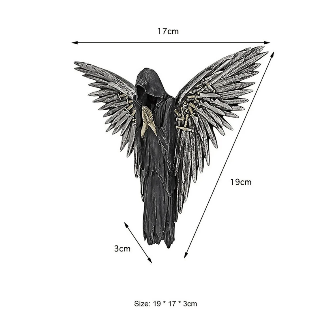 Living Room Decoration Fairy Garden Miniatures Decoration Home Figurine Handicraft Pendant Halloween Wall Decorations