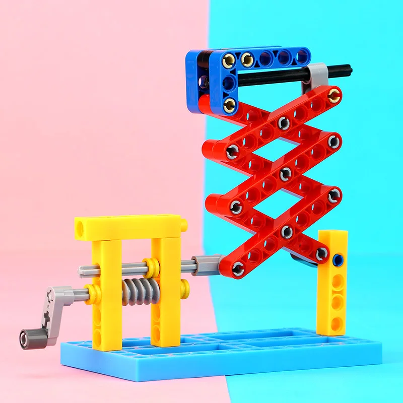 

Lifting Platform Model STEM Technology Gadget Kids Science Toys Physical lifting Jack Kit Educational Toys for Children