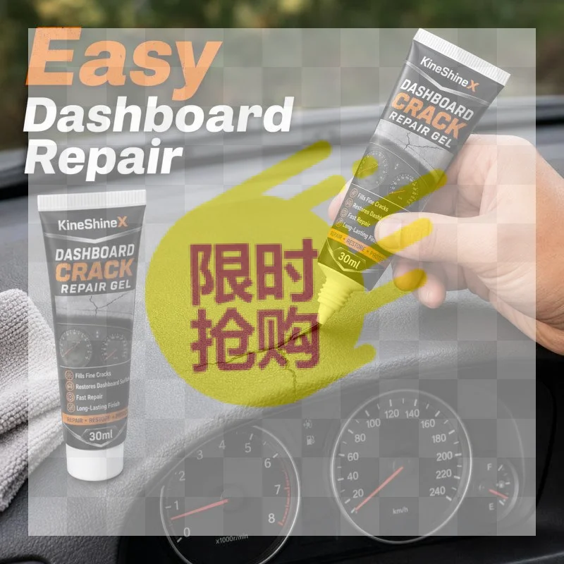 30/60ml Dashboard Crack Repair Gel Car Interior Repair Paste Fast Filler Scratch Fix For Plastic Leather Car Console Restoratio