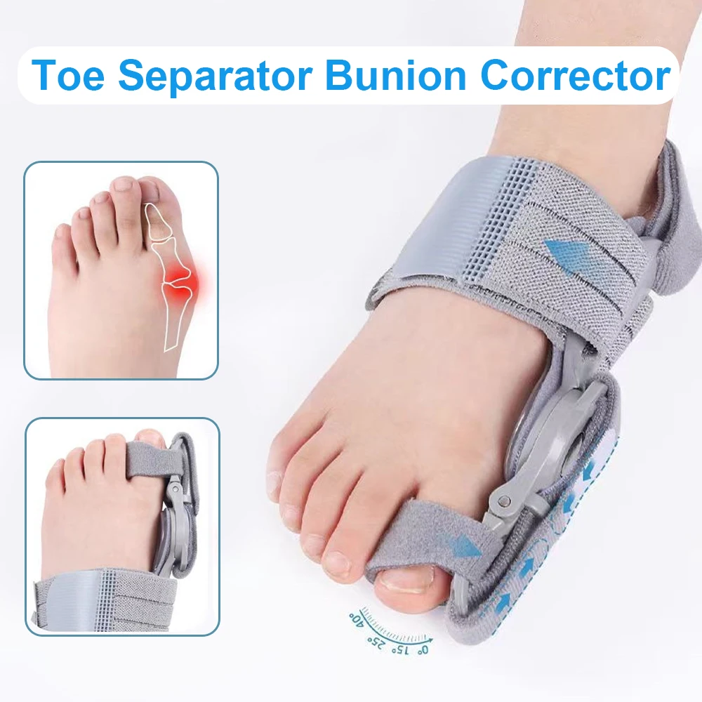 Toe Separator Bunion Corrector Bunions Big Toe Separators Halux Toe Spreader Finger Straightener Toe Hallux Valgus Corrector