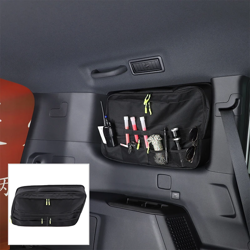 

For Toyota Land Cruiser 250 Prado J250 LC250 2024 2025 Oxford Cloth Car Trunk Window Multifunctional Storage Bag Accessories