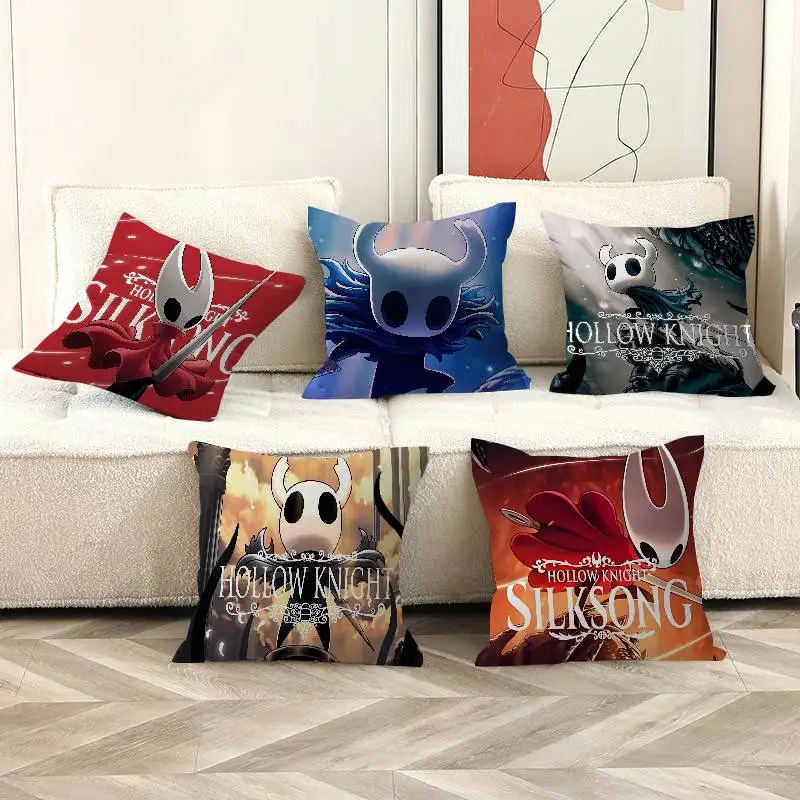 Game H-Hollow Funny Knight Personalized Pillow Cover Kids Bedroom Wild Party Decor Pillowcase Kid Birthday Shower Gift