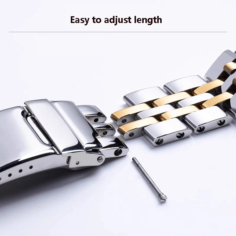 316L Stainless Steel Watchband 20mm 22mm 24mm Bracelet For Breitling Watch Strap for AVENGER NAVITIMER SUPEROCEAN Belt