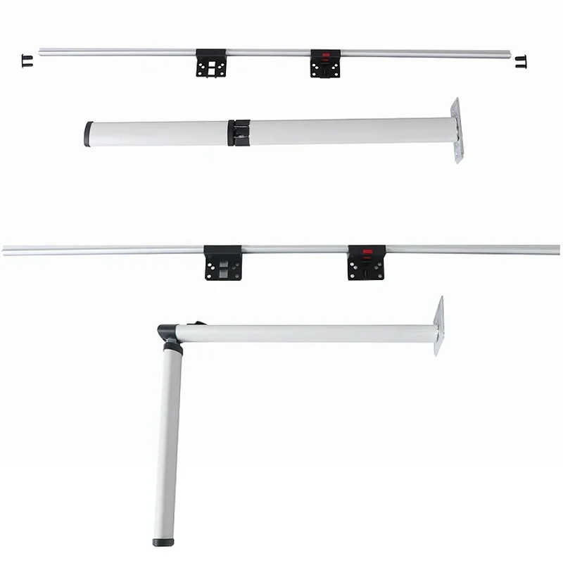 Folding Detachable RV Table Legs Aluminum Alloy Lifting Bracket for Motorhome Caravan Camper Trailer Outdoor