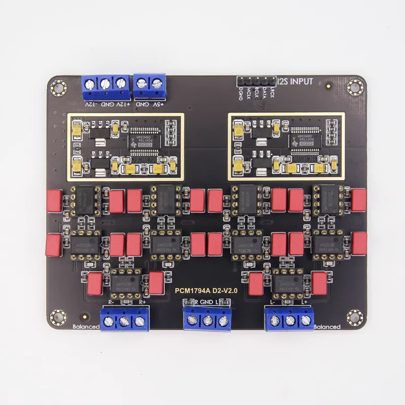 Y3 parallel dual PCM1794A decoding board DAC gold plated HiFi fever 24Bit 192kHz