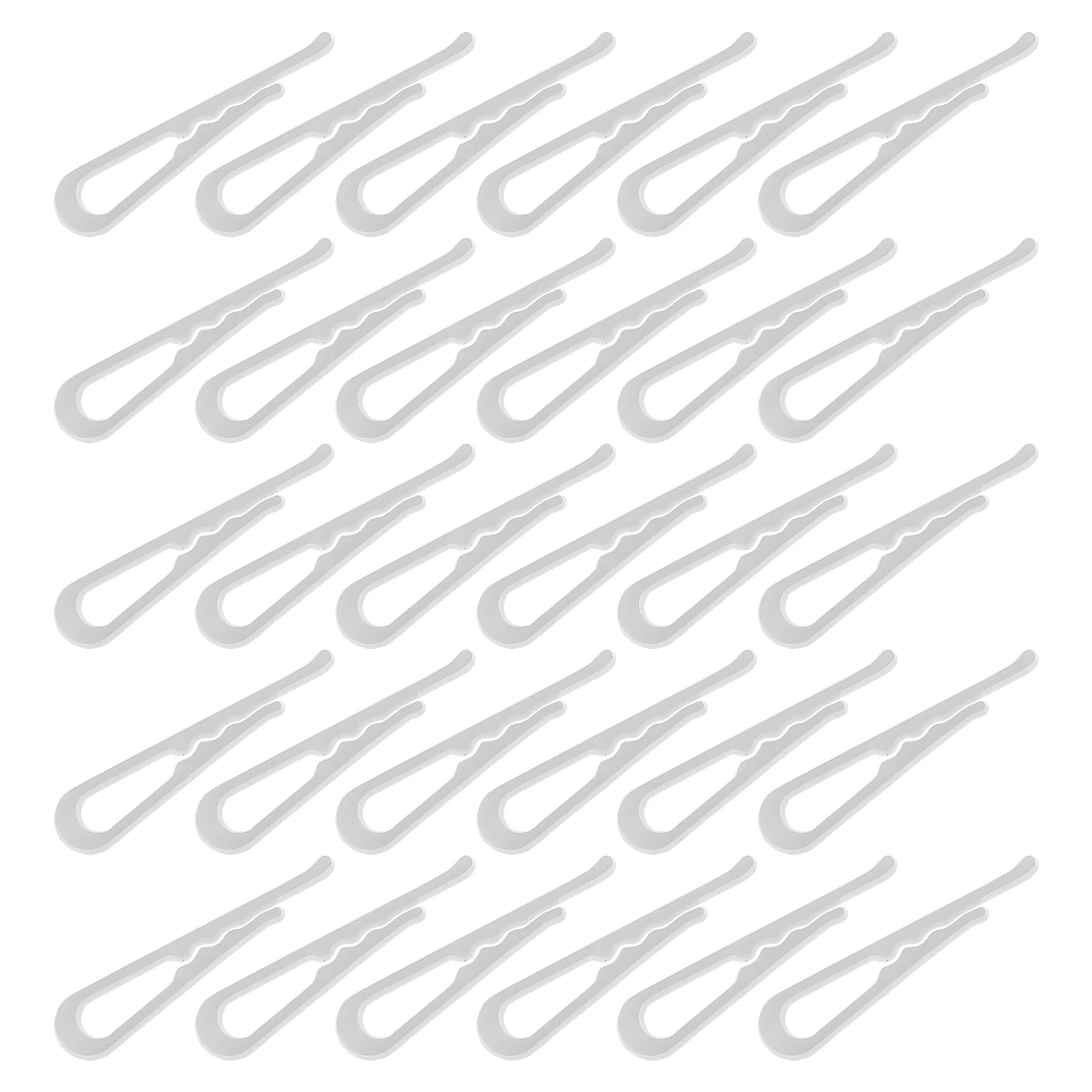 

200 Pcs Clothes Pin Fixing Clip Clamps with Teeth Underwear Clips Garment Toothed Plastic Neckties Shirt Packing Pins