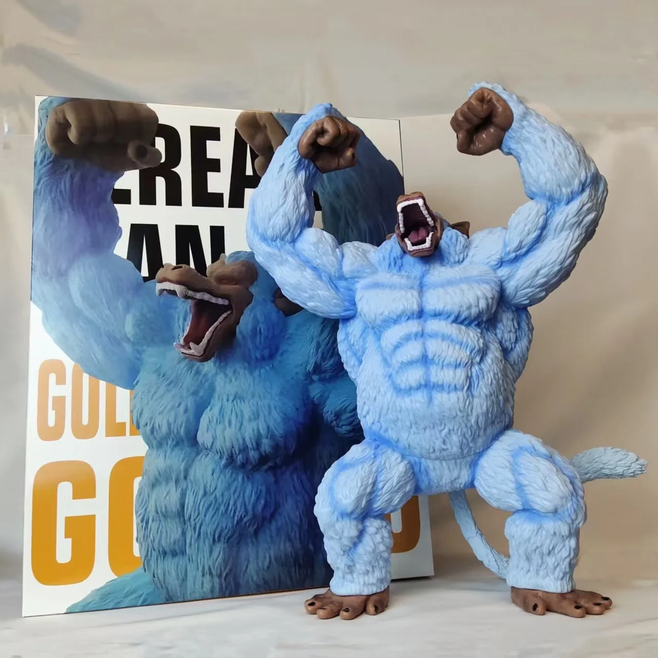 Dragon Ball Z Vegeta Goku Scimmia Versione teatrale Figura anime Statua Gorilla dorata Action Figurine Modello da collezione Toy Doll