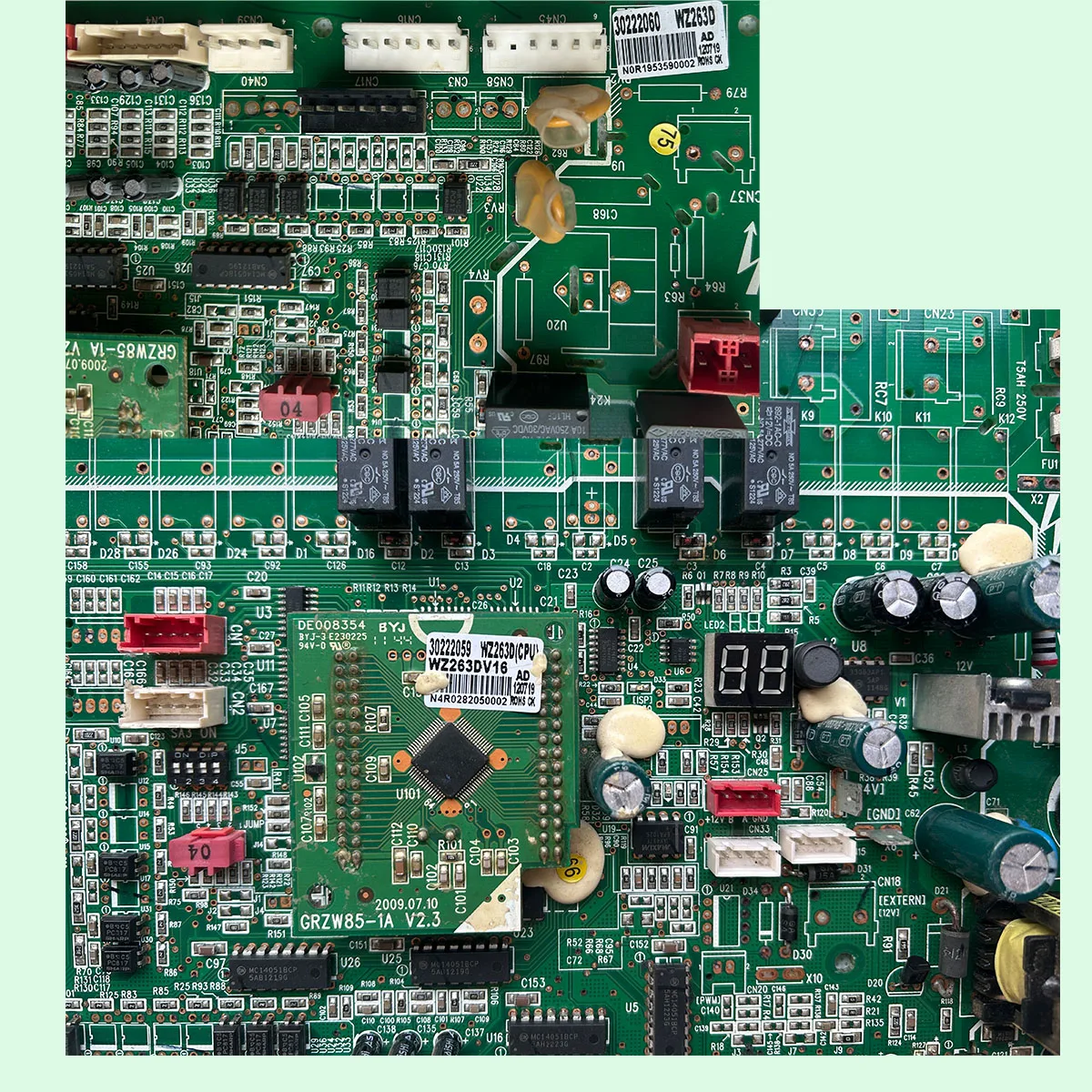 30222059 30222060 WZ263DV16 테스트 ok 회로 기판 마더보드
