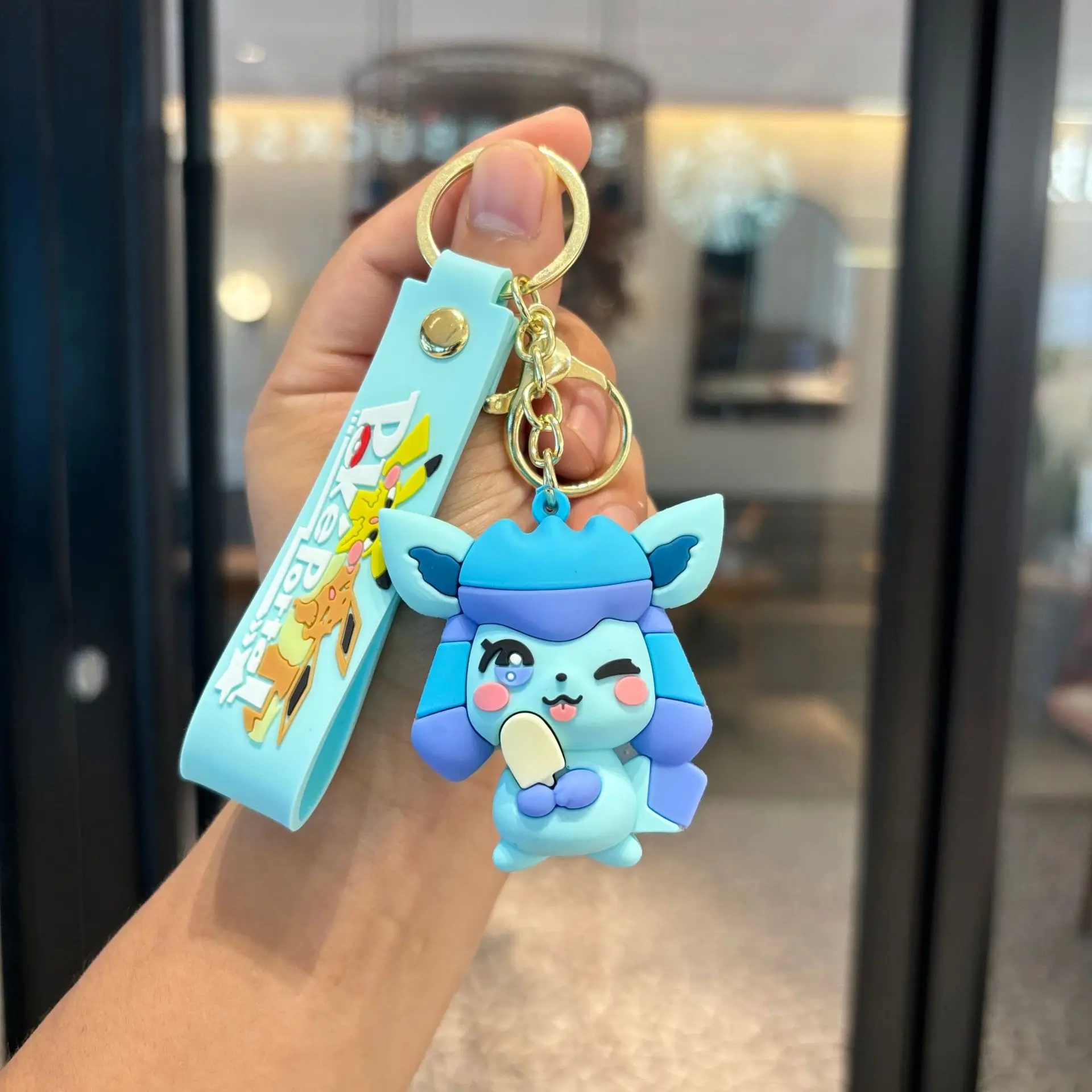 Gantungan Kunci Keluarga Pokémon Eevee 3-6PSC