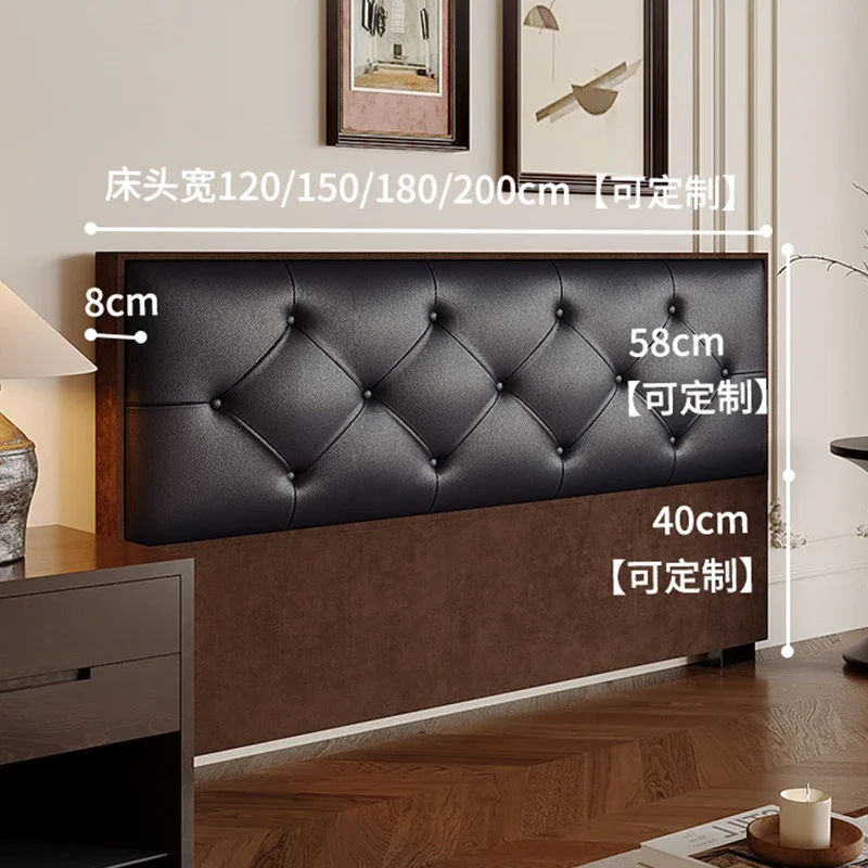 vintage headboard bedroom premium bedside backboard solid wood floor-to-ceiling bedside sheet buy ultra-thin headboard