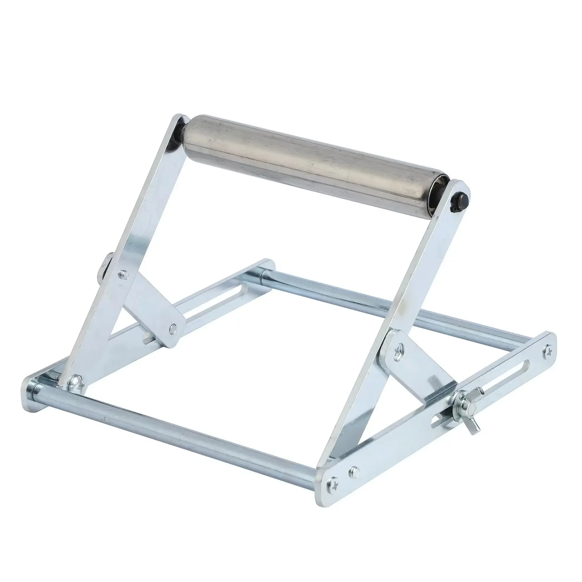 Table Saw Stand Stainless Steel Saw Stand Rustproof Adjustable Height Metal Cutting Machine Work Support Stand