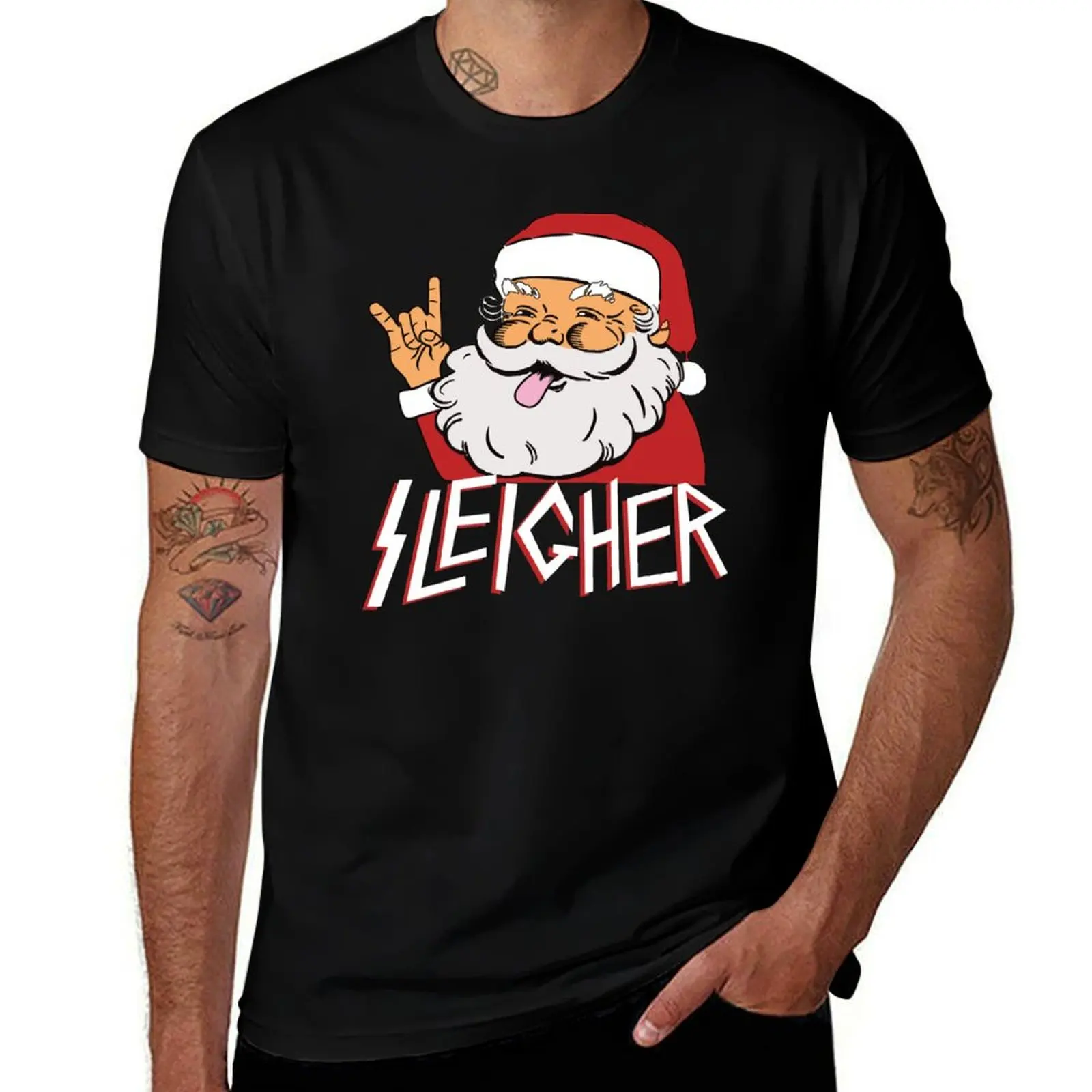 

Santa Sleigher T-Shirt essential t shirt t shirts designer t shirt man luxury T-Shirt