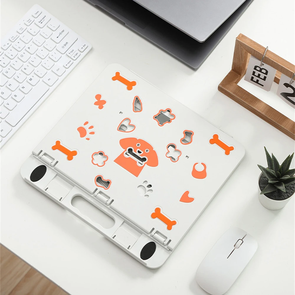 حامل الكمبيوتر المحمول يربك تصميم أسرع تبديد الحرارة حامل الكمبيوتر مثقب حجم جوفاء 290 280 22 مللي متر قاعدة حامل الكمبيوتر