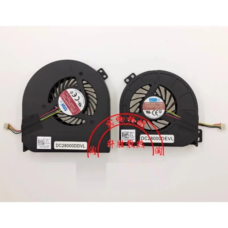 Original New CPU Cooling Fan for DELL M4700 M4800 02K3K7 00WGVF BATA0815R5H Cooler Fan