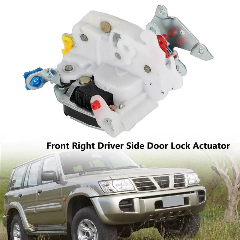 A11F-Front Right Driver Side Door Lock Actuator 80502-VB100 For Nissan Patrol All GU Y61 1997-2013 Center Door Spring Latch