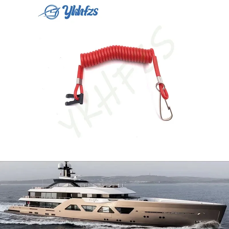 Boat Engine Safety Lanyard cord 37823-92E01 37823-92E00 for Suzuki Remote control box stop switch 990C0-20000