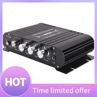 B68A ST-838 HIFI Amplifier 2.1 Channel Car MP3 Mini Amp AUX Input High And Low Bass Adjustment Super Bass 20Wx2+40W Amplifier Du